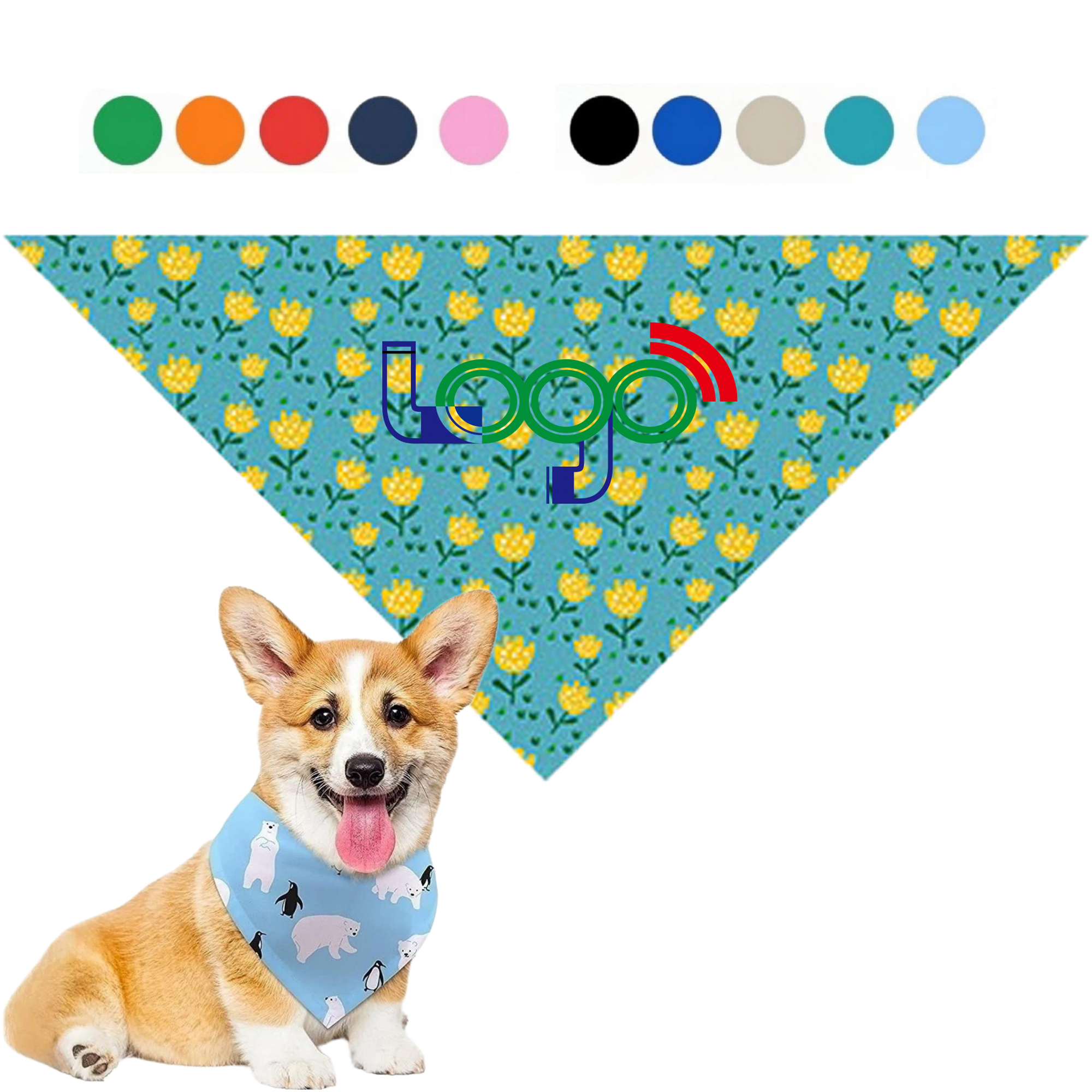 Popular Pet Triangle Bandanas Dog Scarf 1