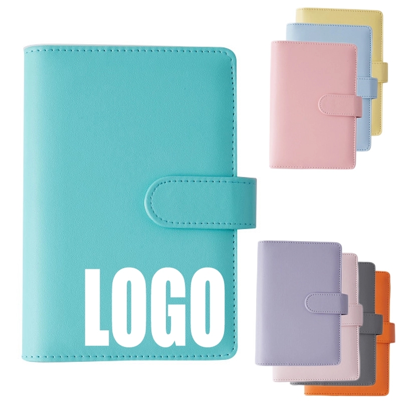 PU Leather A6 Business Travel Journal Diary Binder Notebook 14
