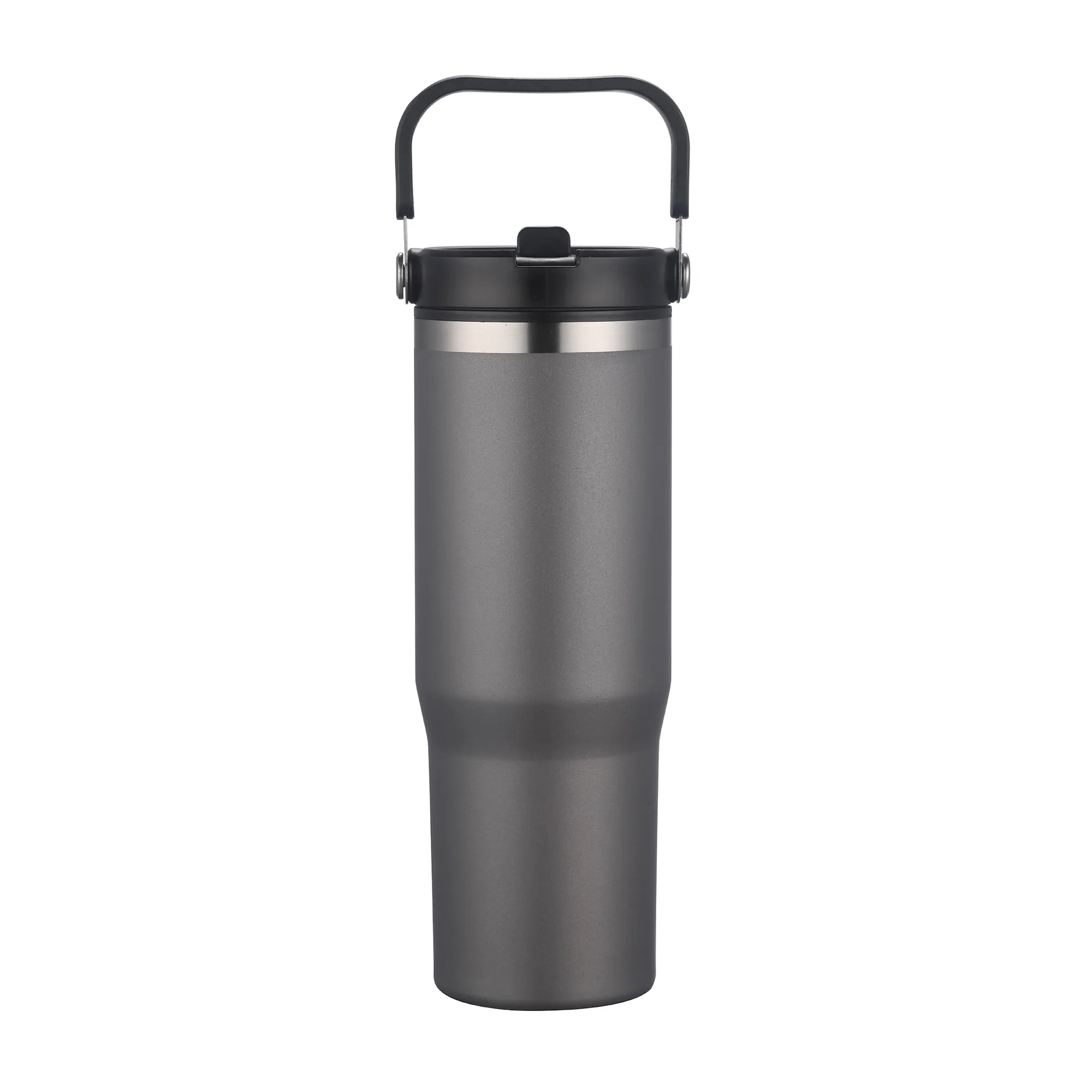 30oz. Double Wall SS / PP Mug with Handle and Flip Straw 15