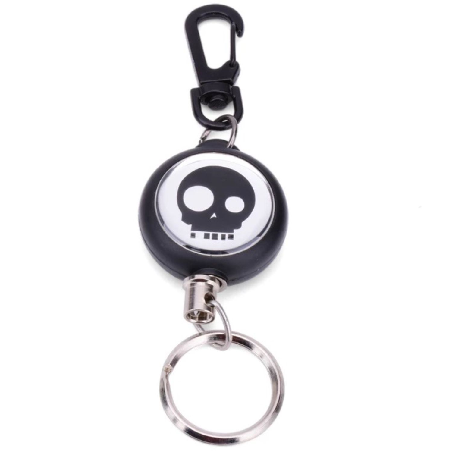 Swivel Carabiner Badge Reel w/ Keyring attachment 2