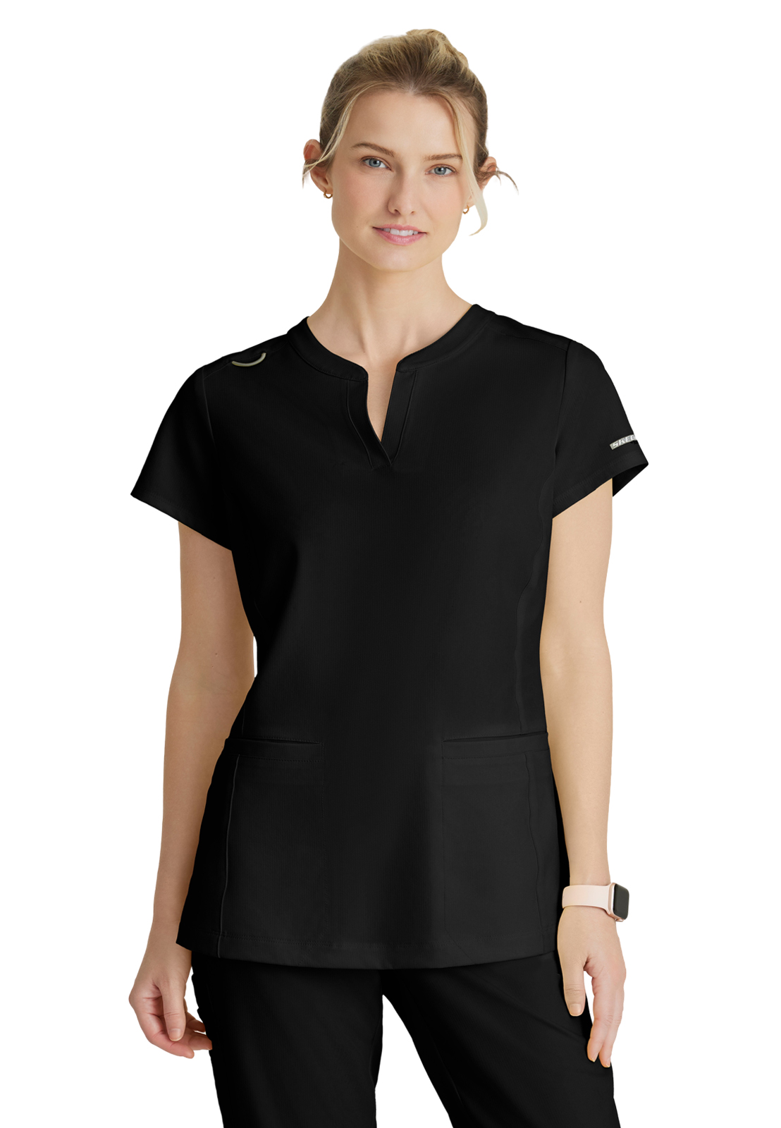 Skechers - Women's Two-Pocket Placket V-Neck Coast Scrub Top 35