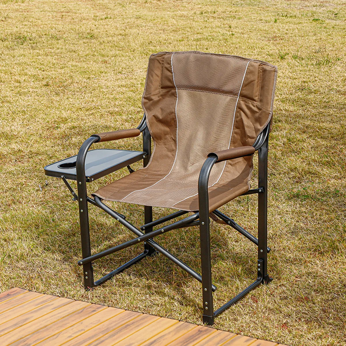 Portable Folding Upgraded Oversized Directors Chairs w/Table 4