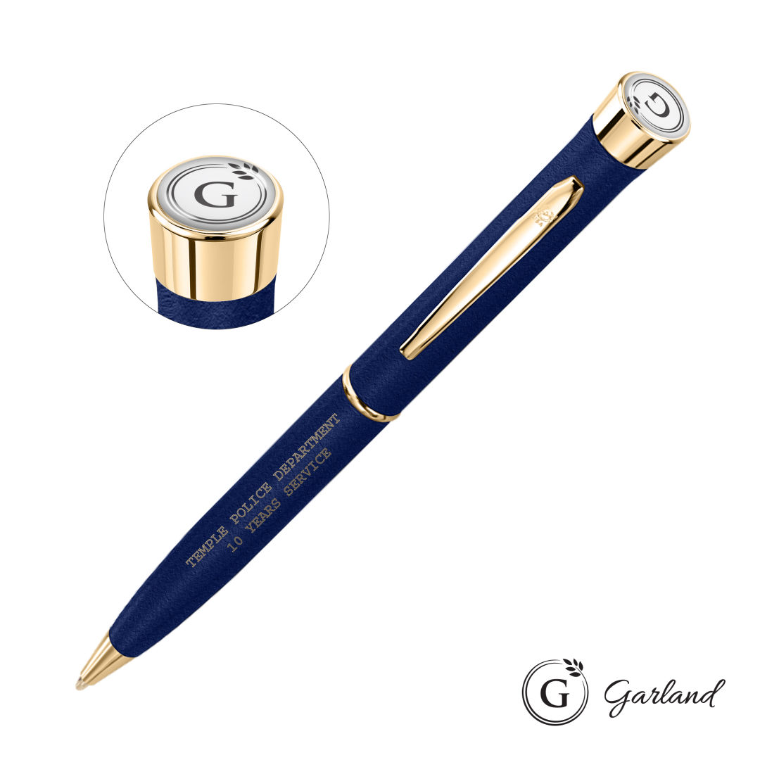 Garland® Tactical Textured Twist Ballpoint Pen - Gold Accent 20