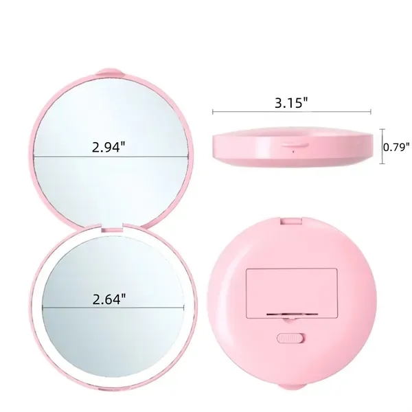 LED Makeup Mirror - Dual-Sided Folding Design 5