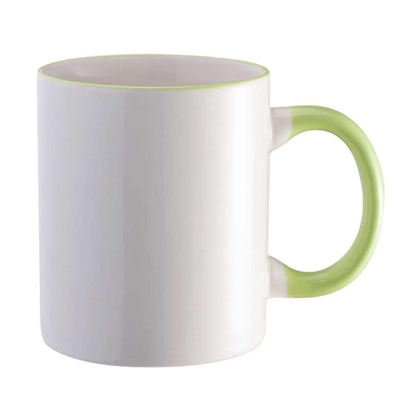 Custom 11 oz Smooth Ceramic Coffee Mug 8