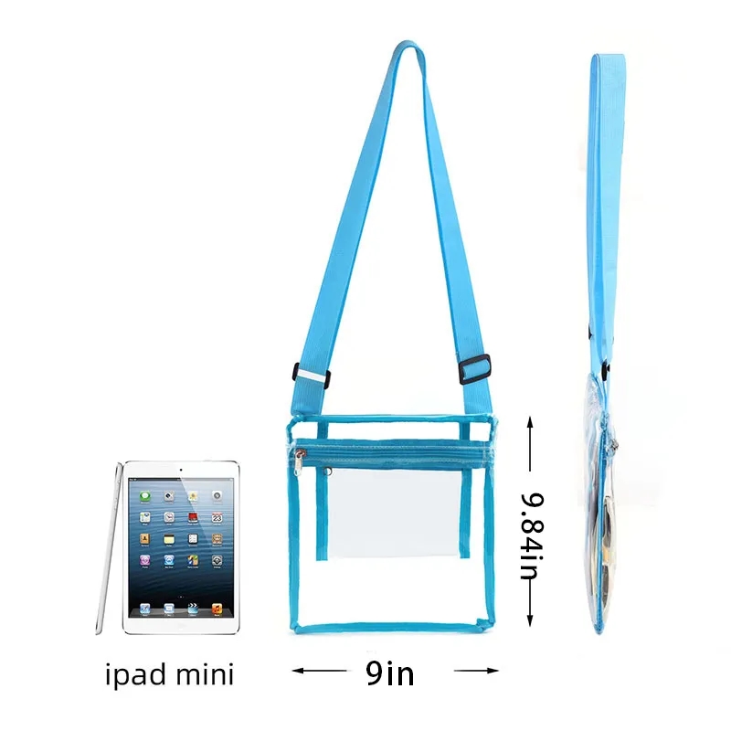 Clear Crossbody Bag Purse for Outdoors Travel 4