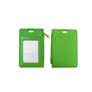 PU Leather Card Case With Zipper Pocket And Dual Card Slots 10