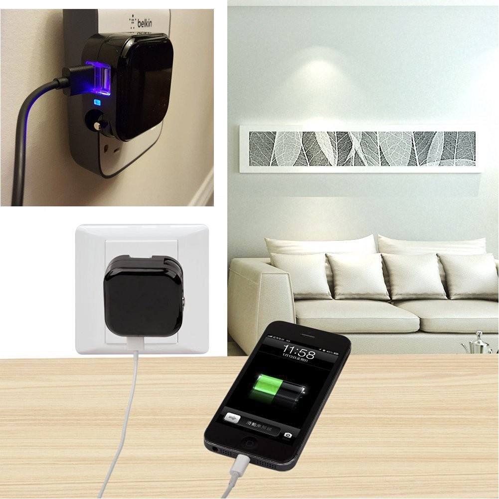 2 In 1 Wall Car Charger 4