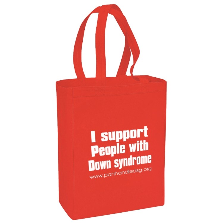 Canvas Gusset Shopping Tote, custom tote bag with logo imprint 3