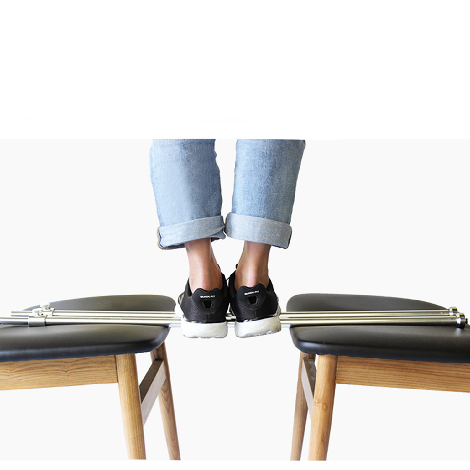 A4 Aluminium Alloy Double Pole Display Stand 4