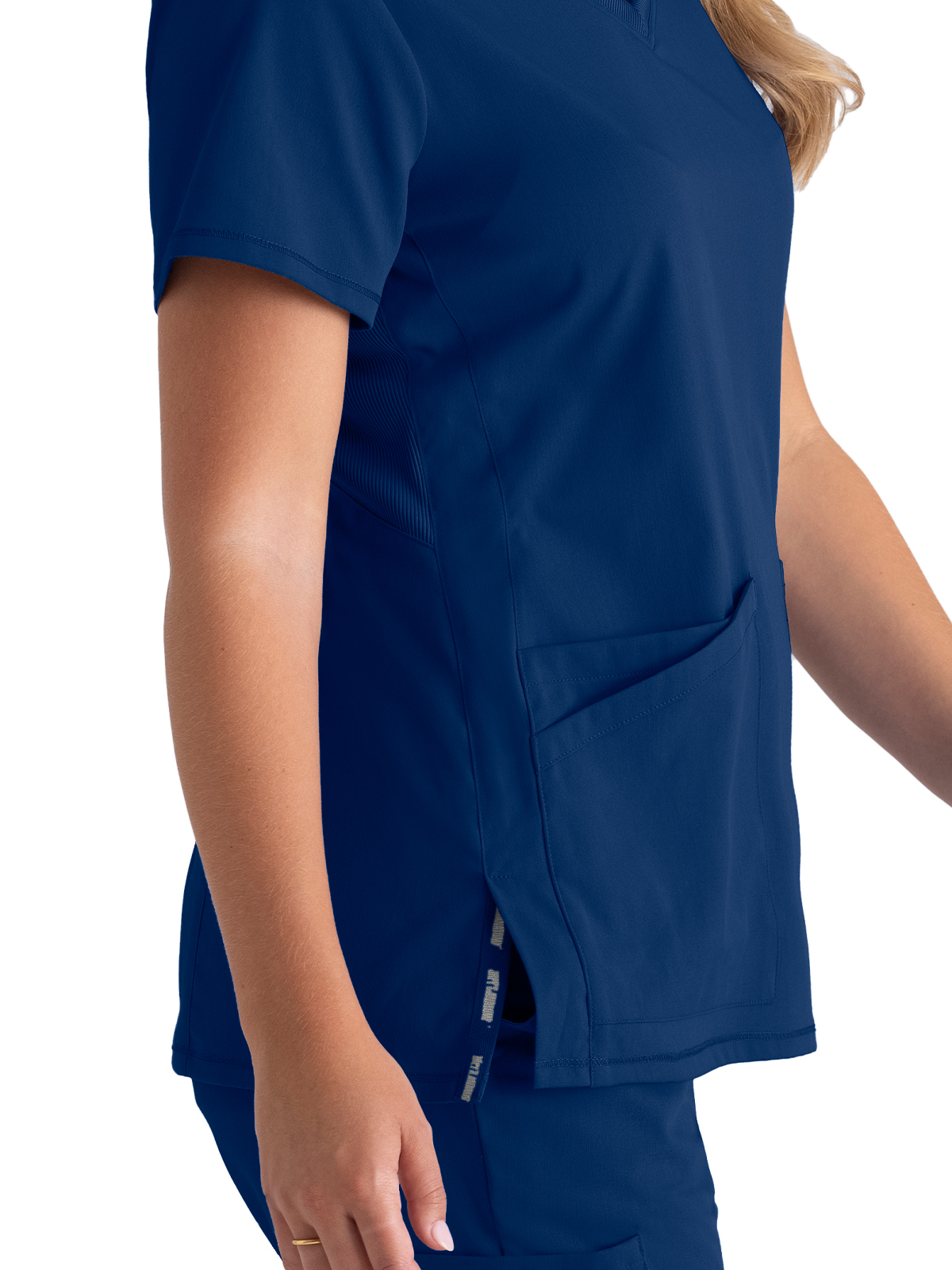 Grey's Anatomy Spandex Stretch - Women's Three-Pocket V-Neck Serena Scrub Top 21
