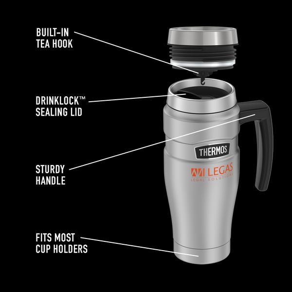 16 oz. Thermos® Stainless King™ Stainless Steel Travel Mug 42