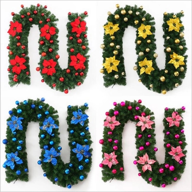 8 foot Holiday Garland 4