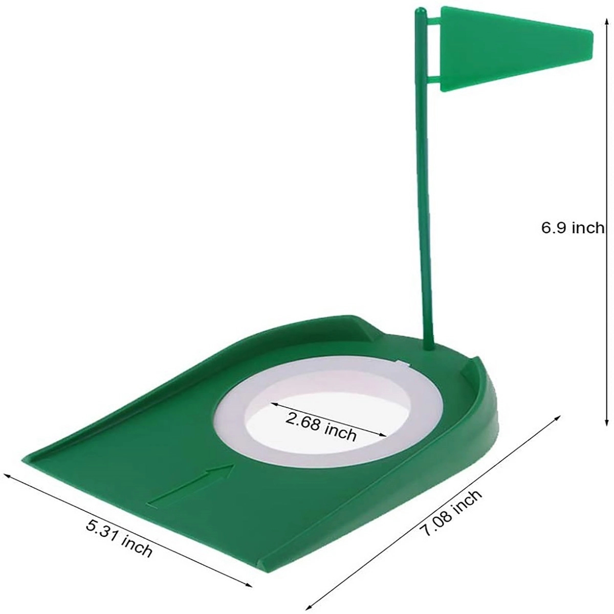 Green Putting Practice Hole 2