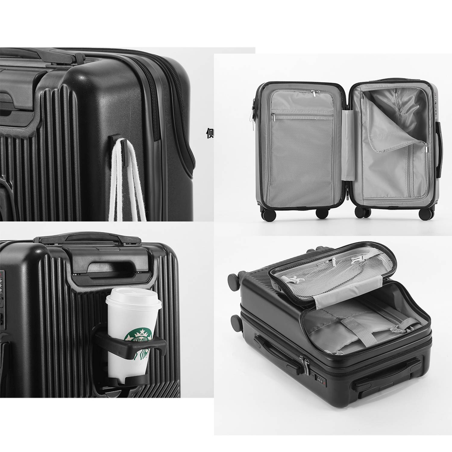 20in Spinner Wheel Luggage Carry on Suitcase 3