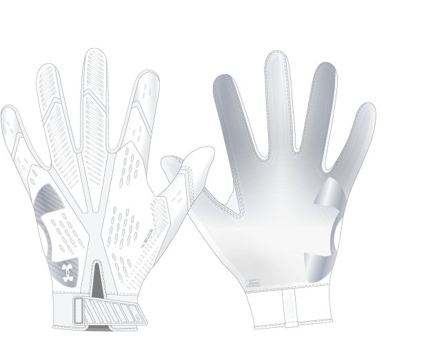 UA Blur Men's Football Gloves 7