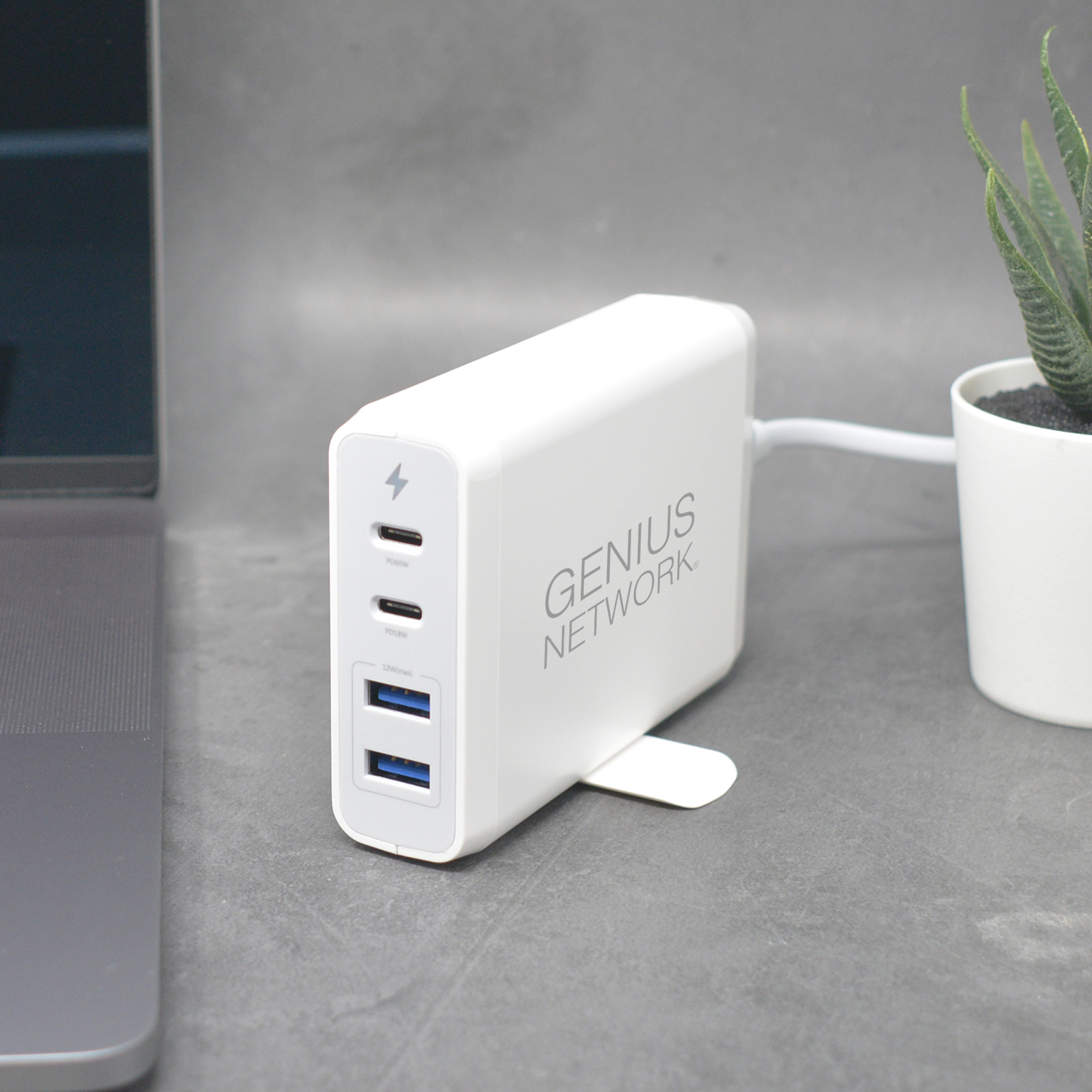 X90 Power Station 90W Desktop and Travel Power Adapter