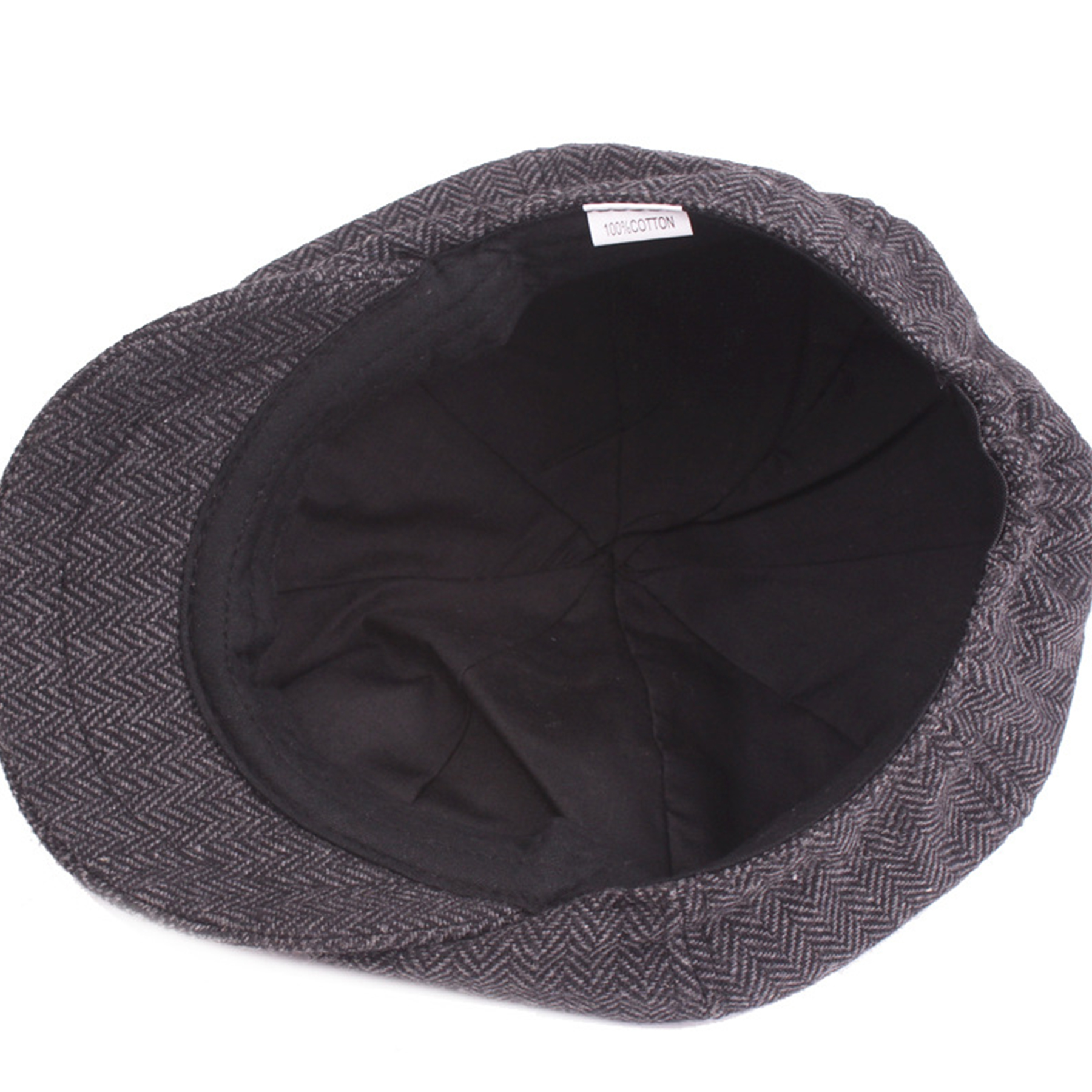 Cotton Flat Beret Cap Adjustable Size 13