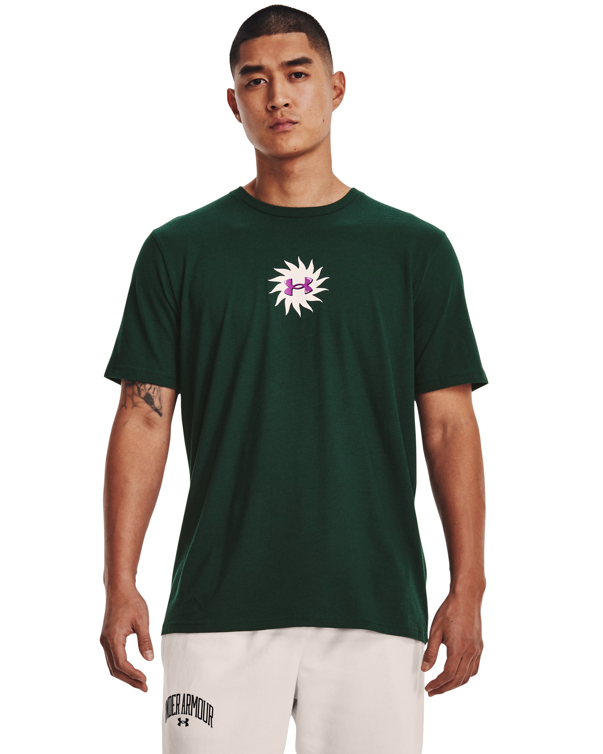 Men's UA Shine Logo Short Sleeve  3