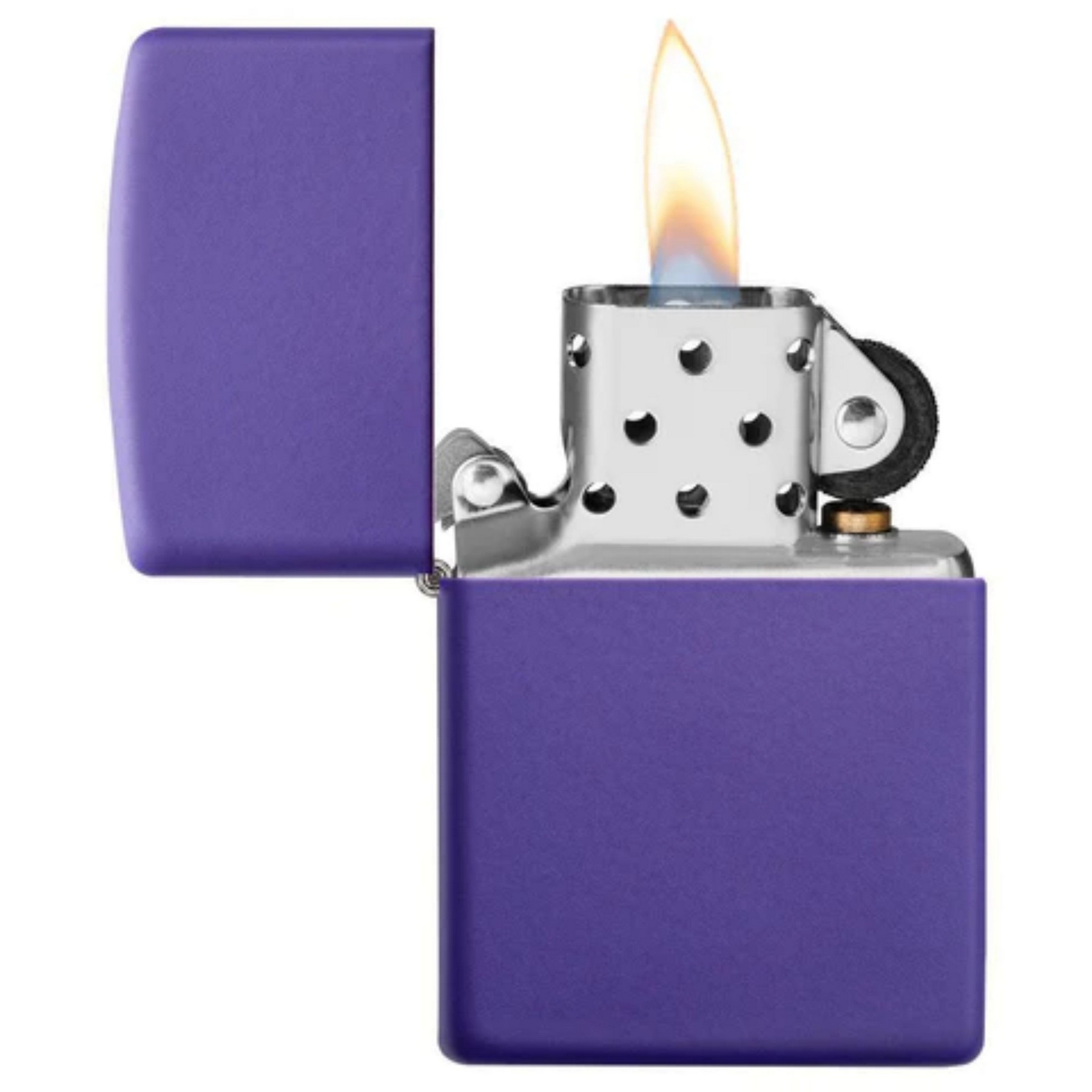 Genuine Zippo windproof lighter - Purple Matte 2