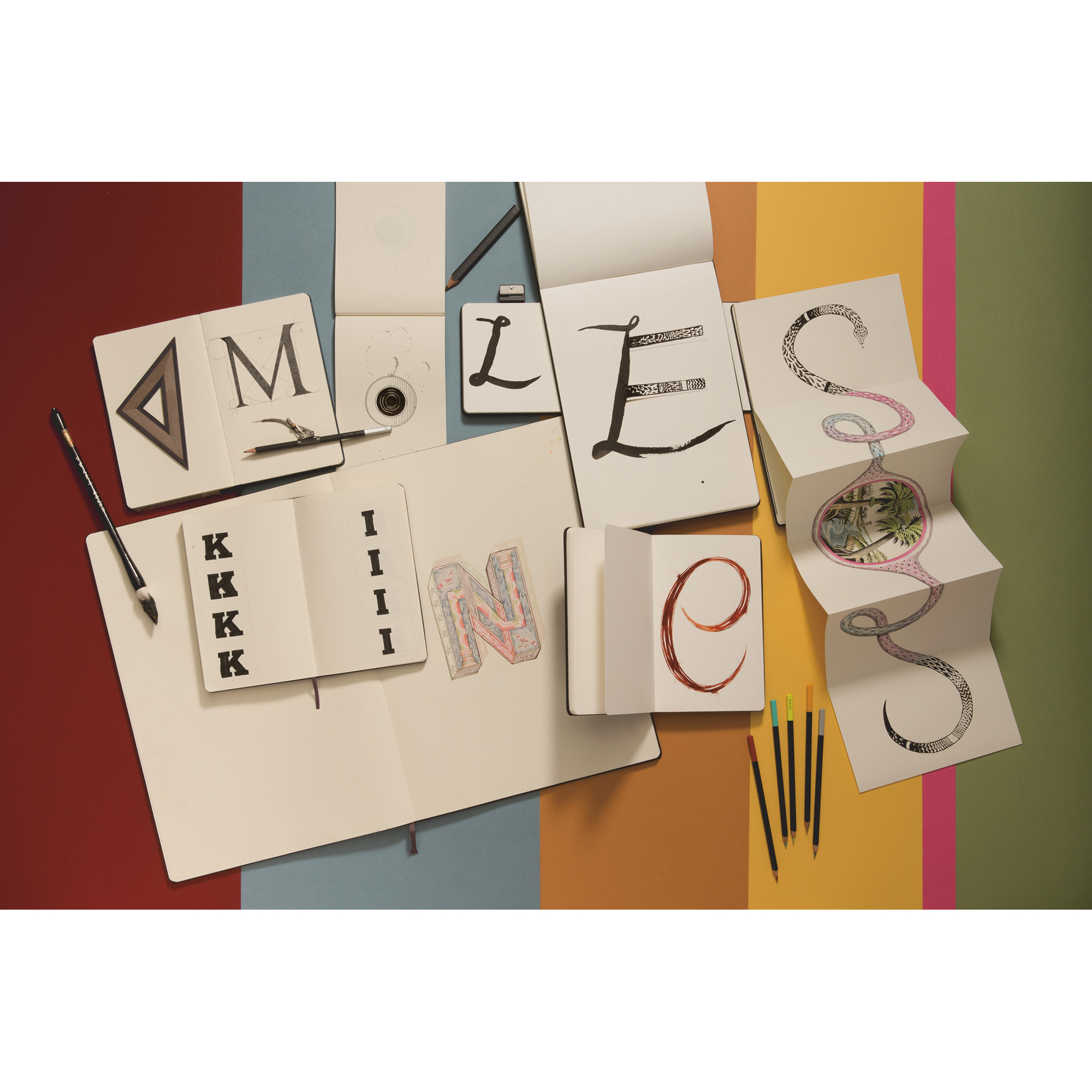 Coloring Kit Sketchbook and Watercolor Pencils