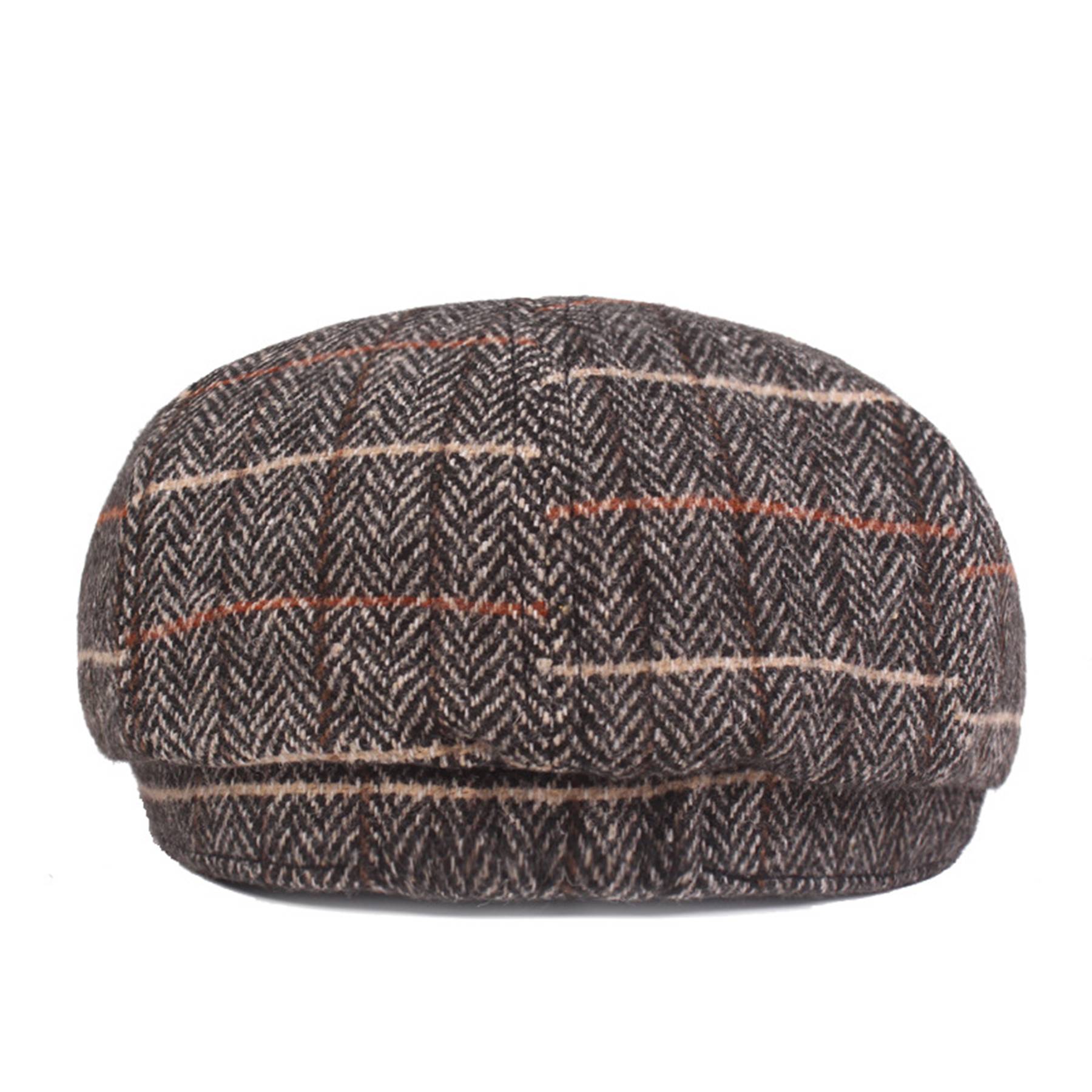 Men's Classic Newsboy Gatsby Hat Blend Wool 4