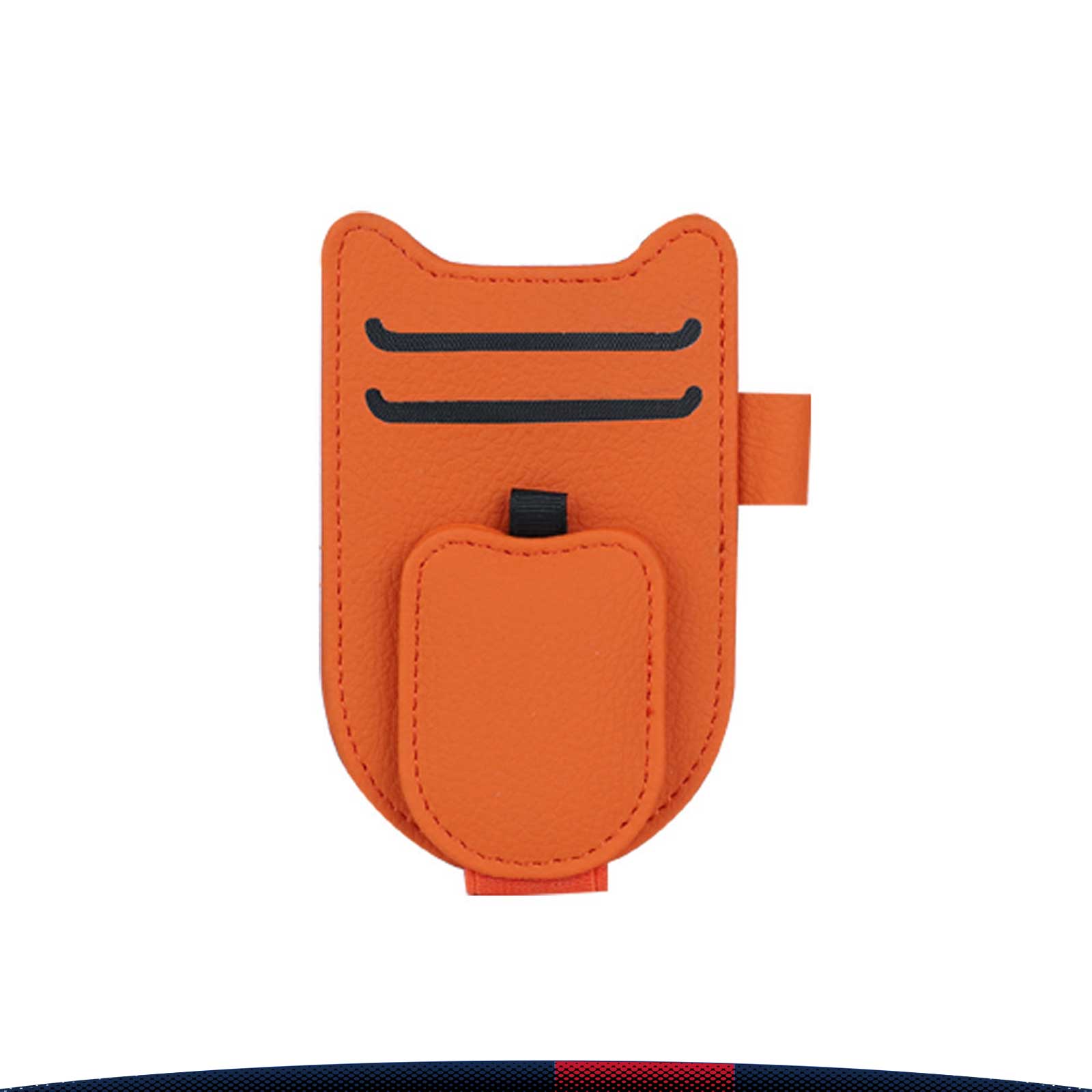 Tomi PU Leather Car Eyeglasses Clip 7