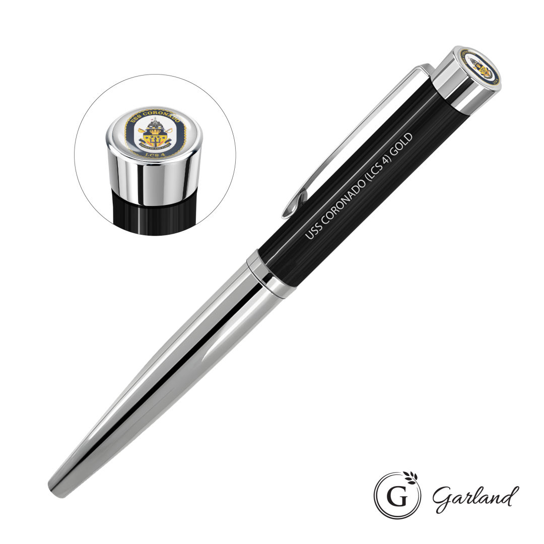 Garland®  Executive Custom Monogram Empire Felt Tip Chrome
