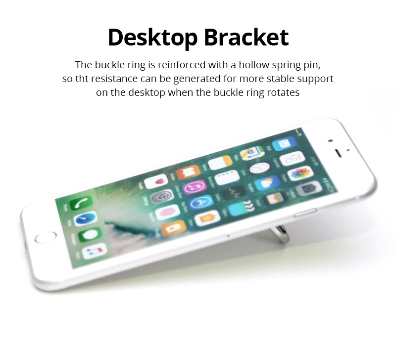 Metal Round Cell Phone Ring Stand Grip Holder 4