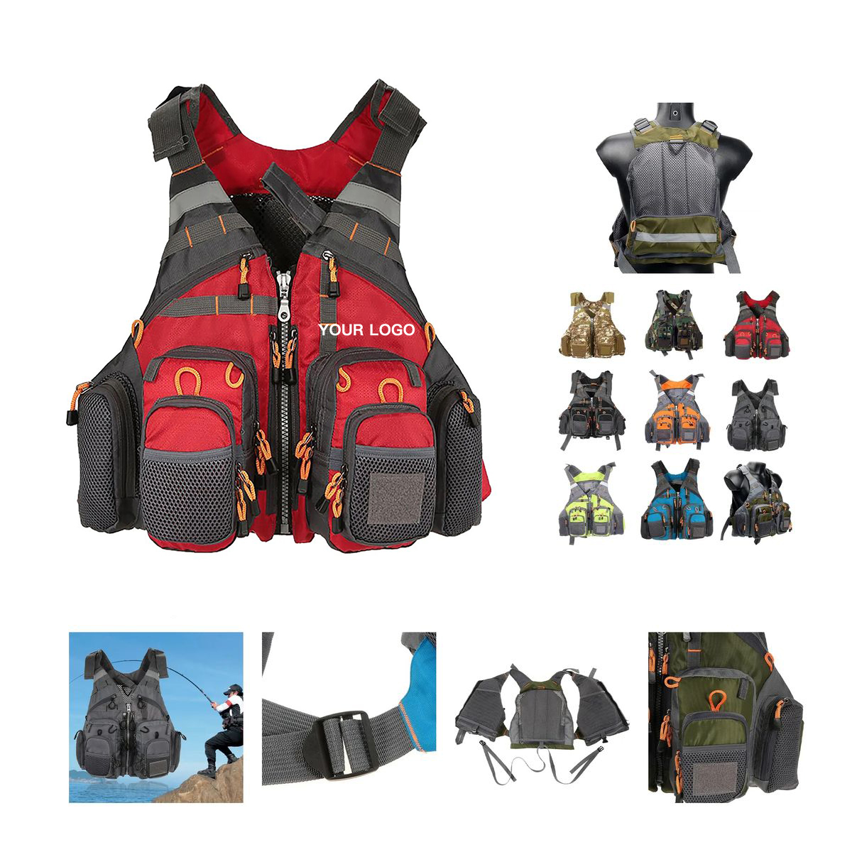 Outdoor Multi Function Life Jacket for Water Sports 2