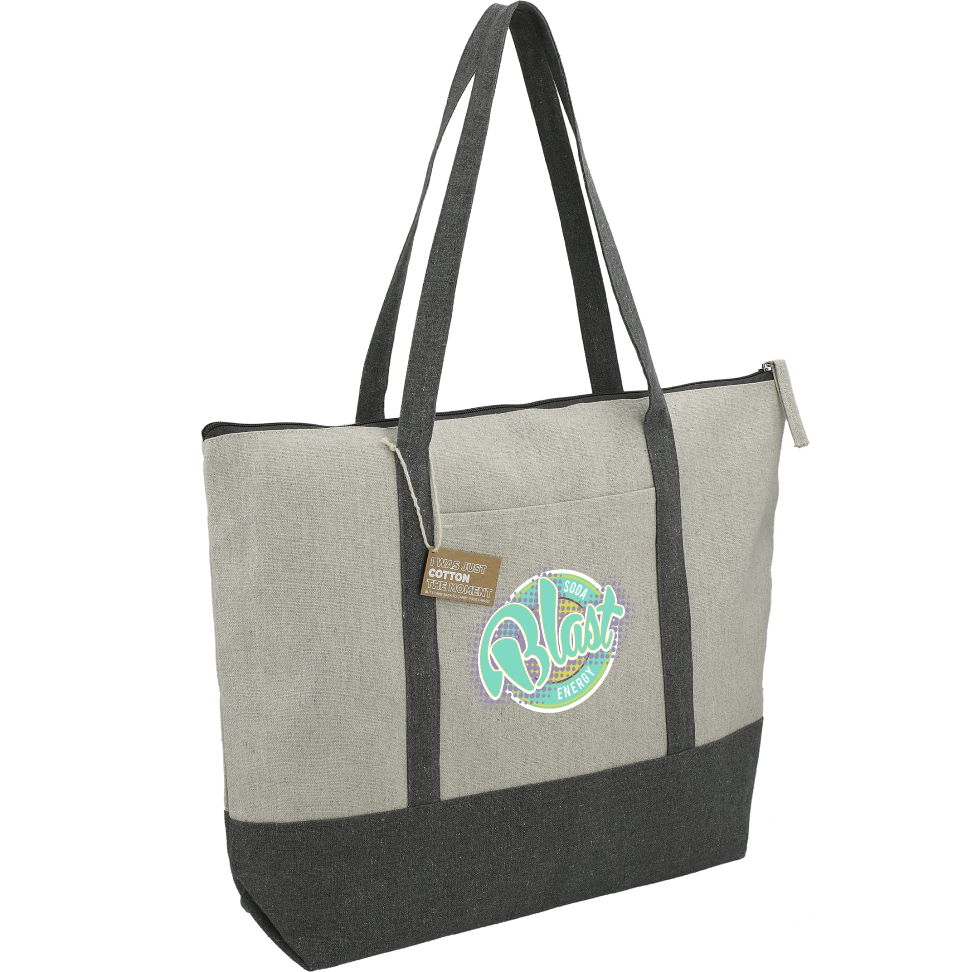 Repose 10oz Recycled Cotton Zippered Tote 102
