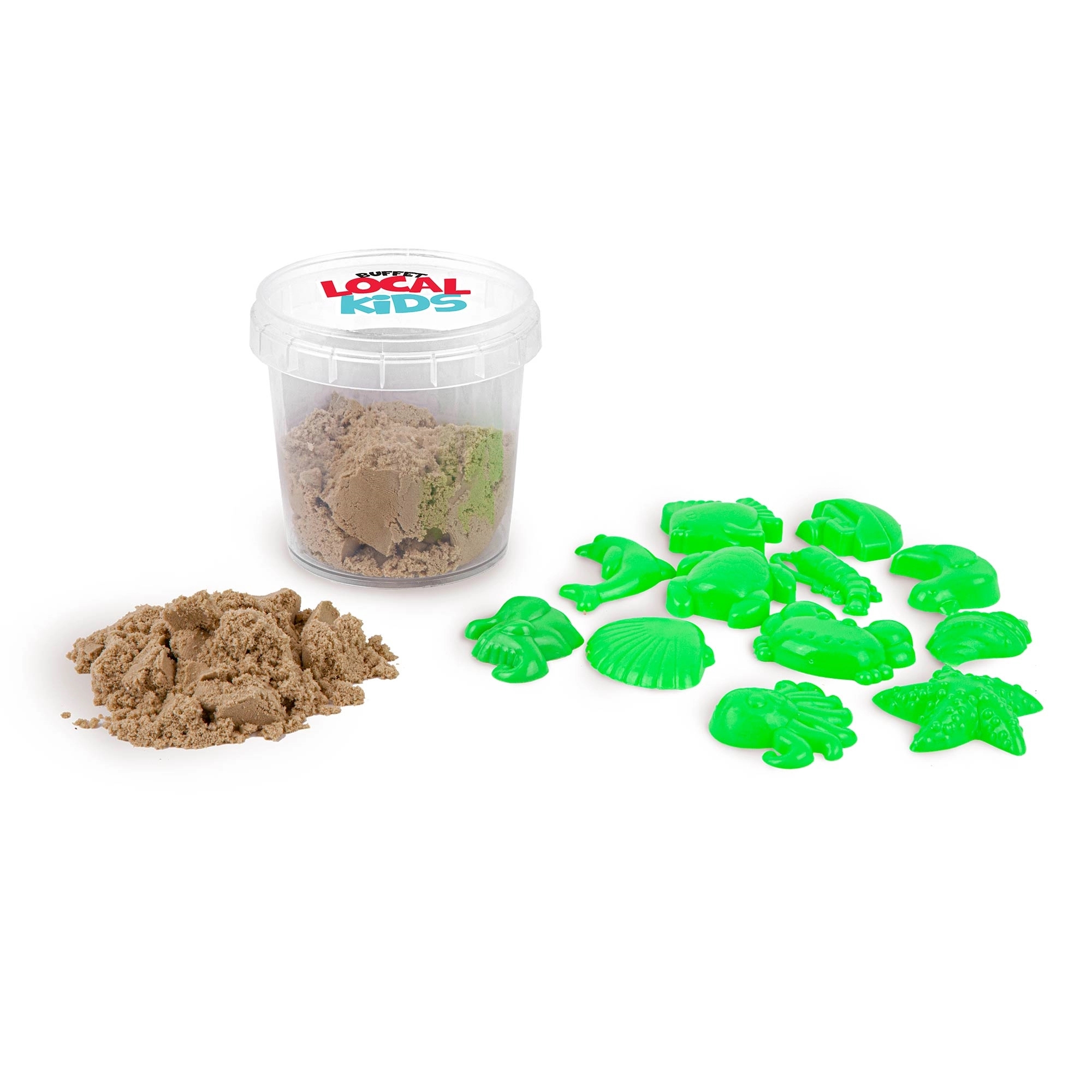 5.3 oz. Magic Sand Set with 12pc Molds - Small 3