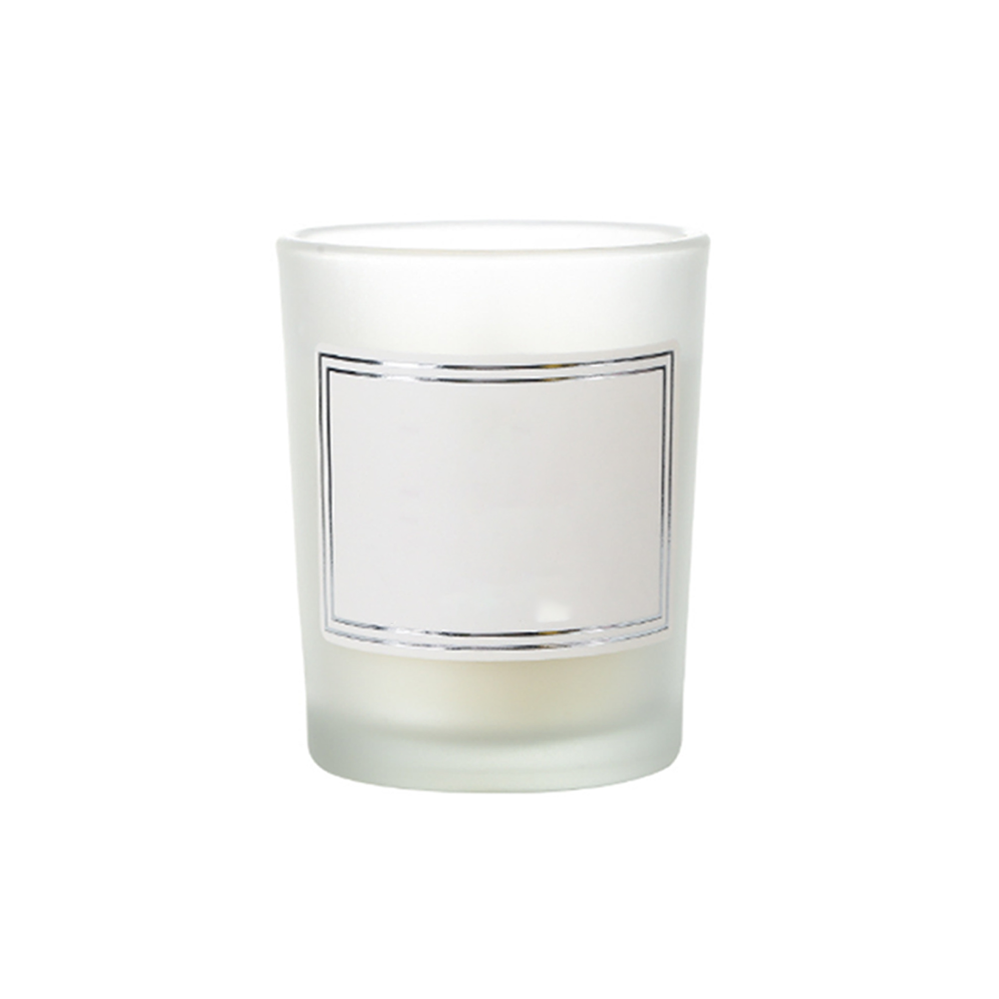 MOQ50 Frosted Soy Wax Candles with Scent 2
