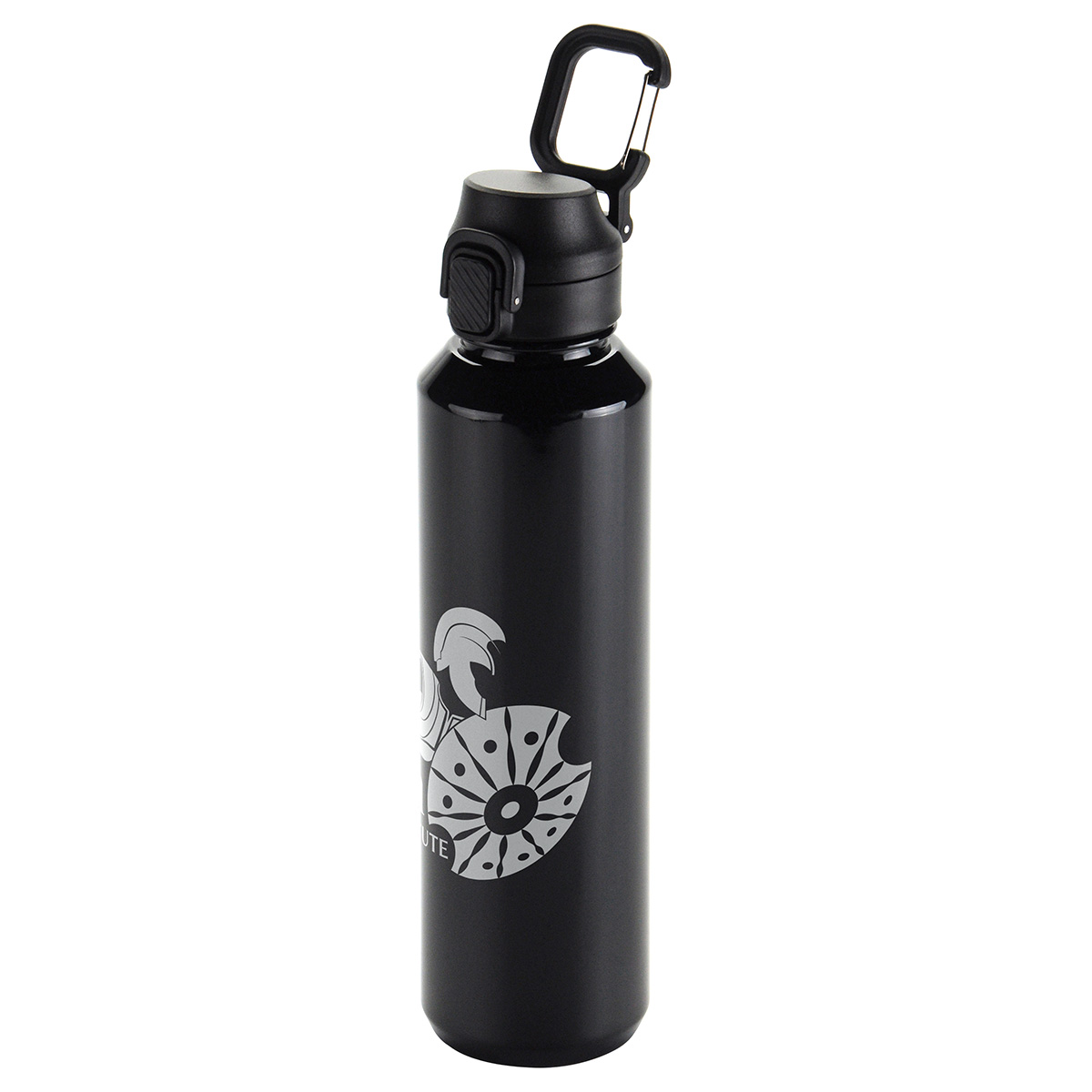 Switchback 27 oz RPET Bottle with Snap-Top Lid & Carabiner 16