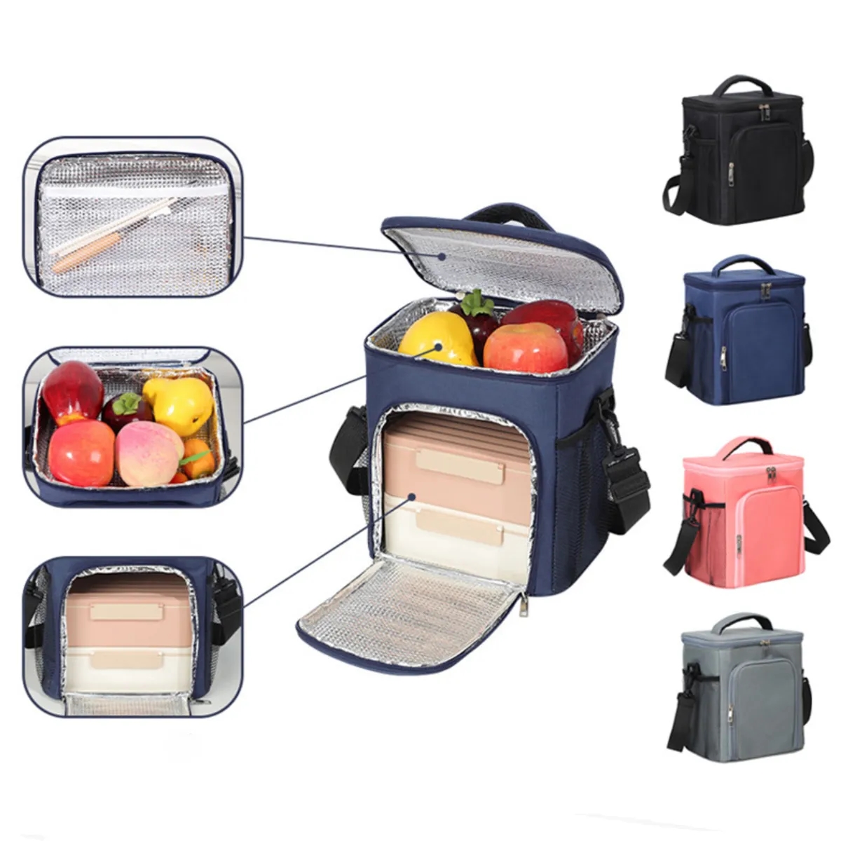 Portable Double Insulated Cooler Picnic Bag 2