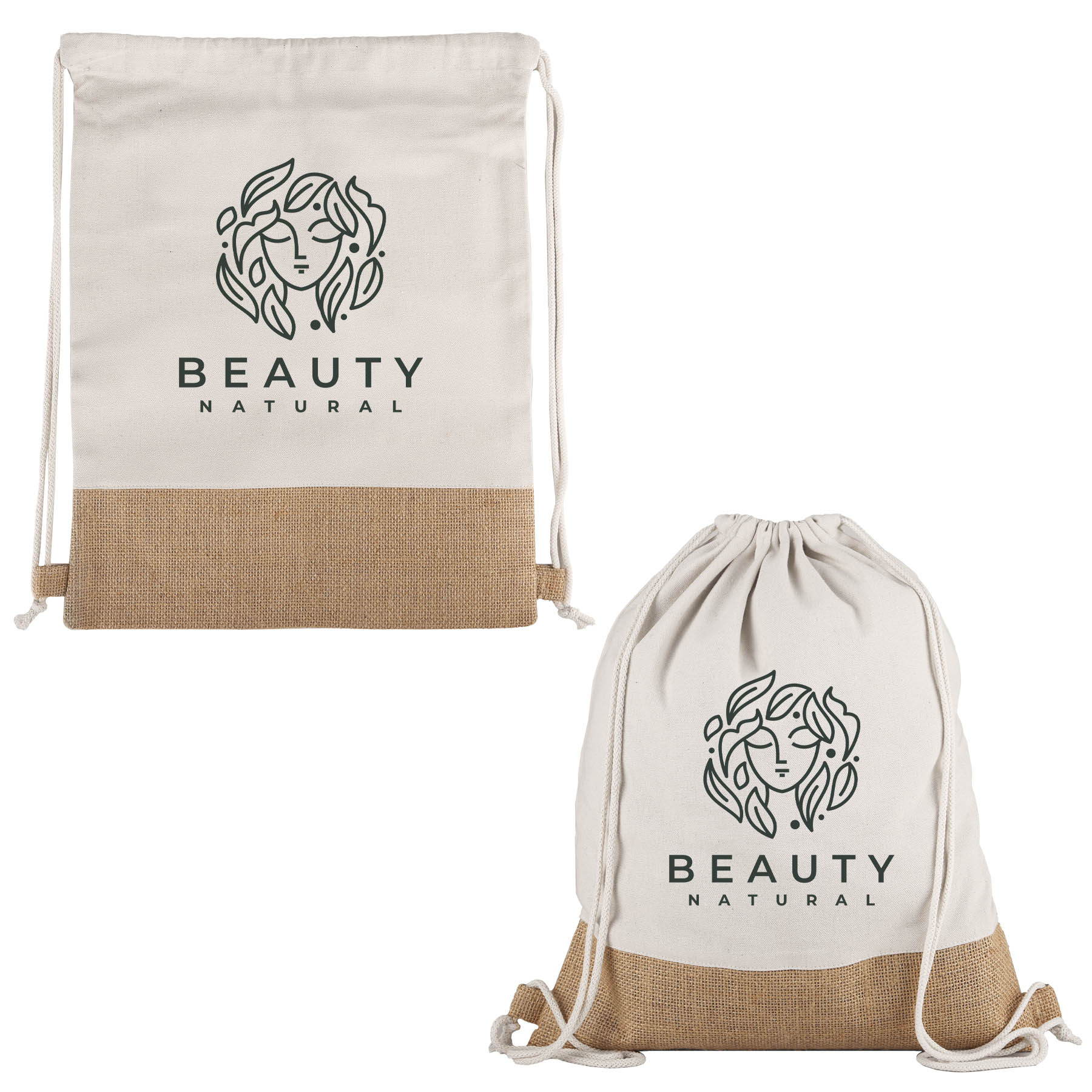 Quetico 10 Oz Cotton & Jute Drawstring Bag 2