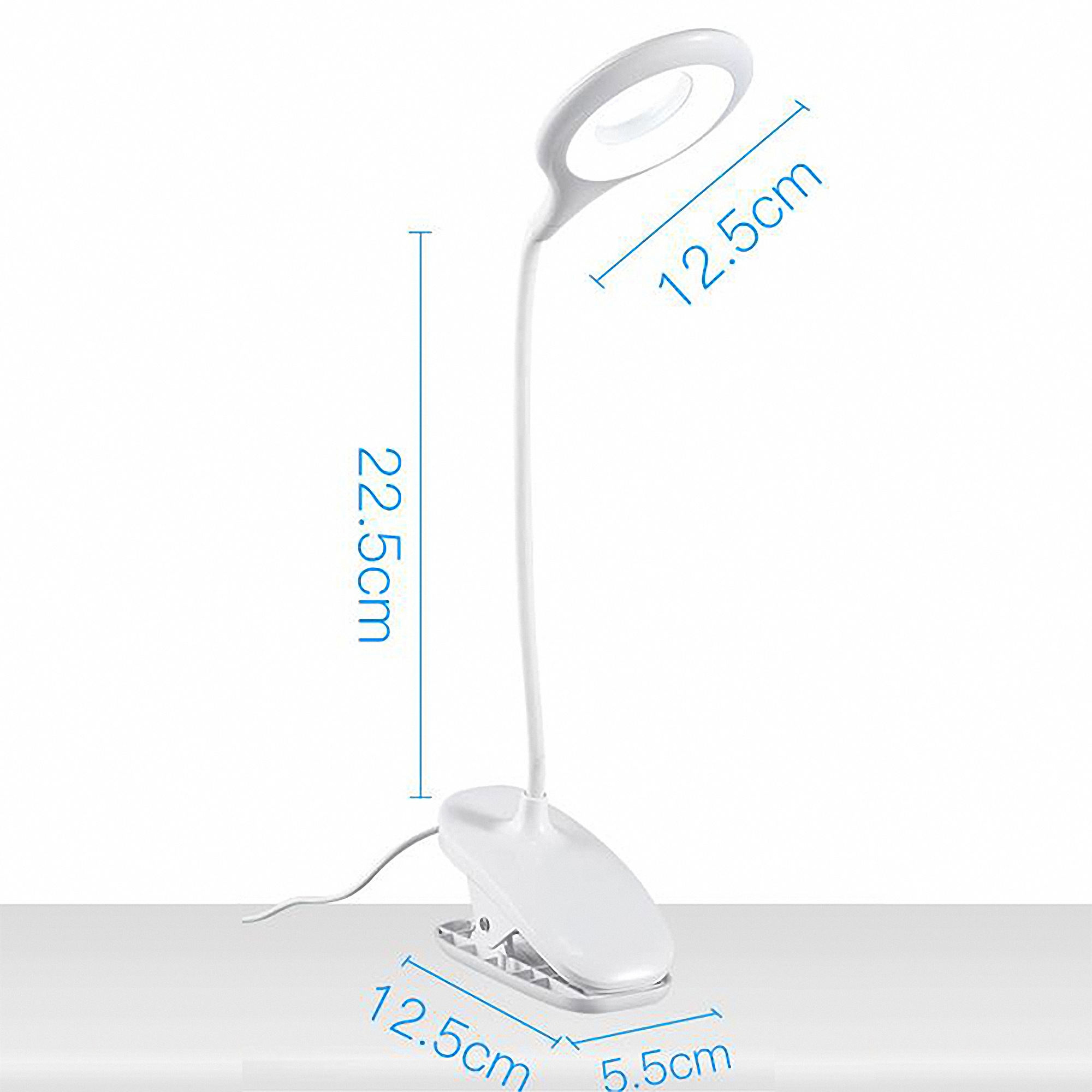 Wireless Rechargeable LED Reading Light with Clip 2