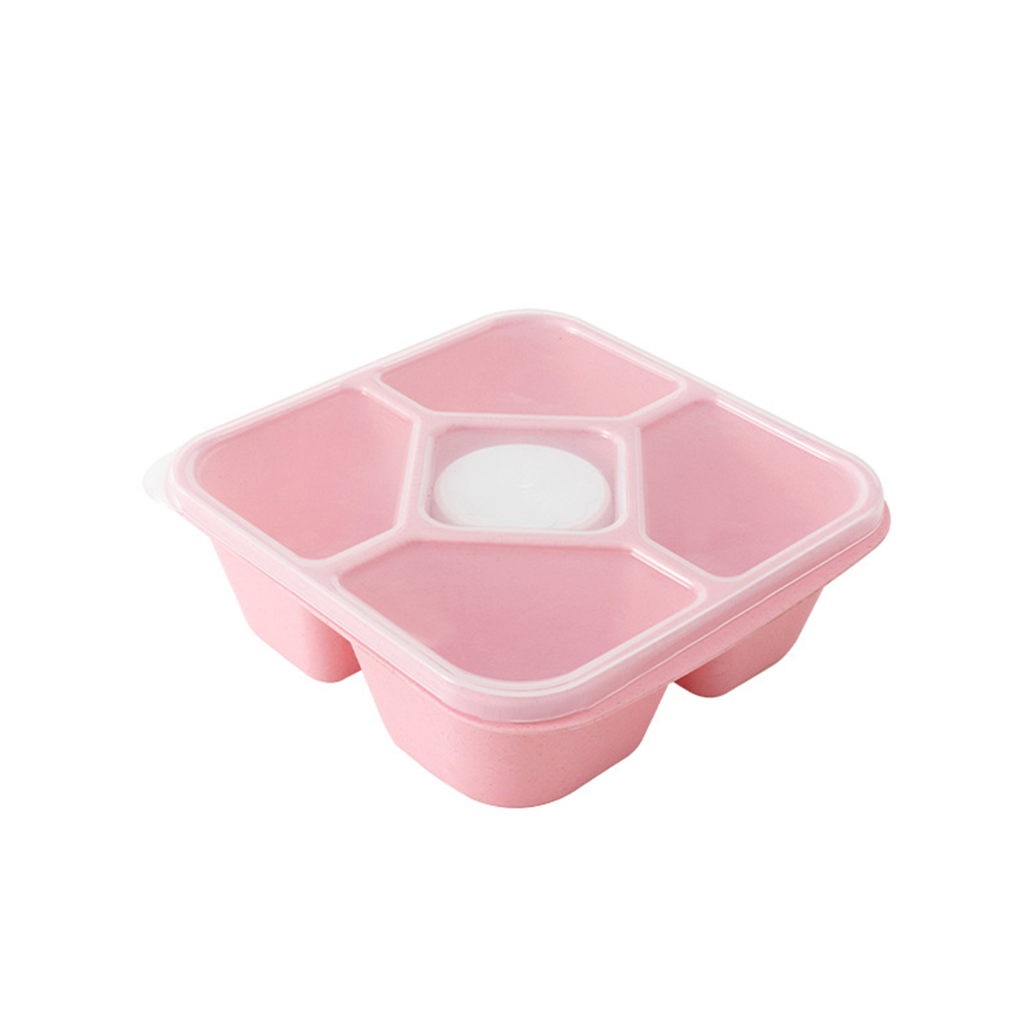 Wheat Straw BPA-Free 5 Compartments Bento Snack Boxes 5