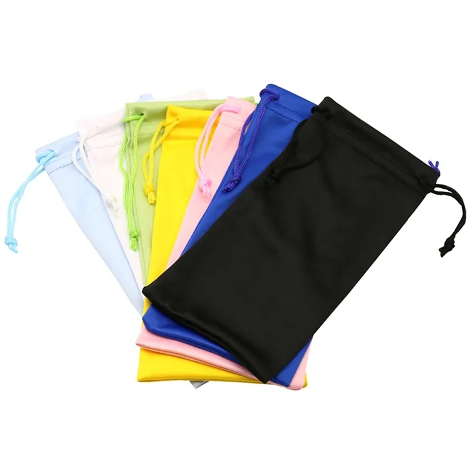 Microfiber Pouch With Two Drawstrings 2