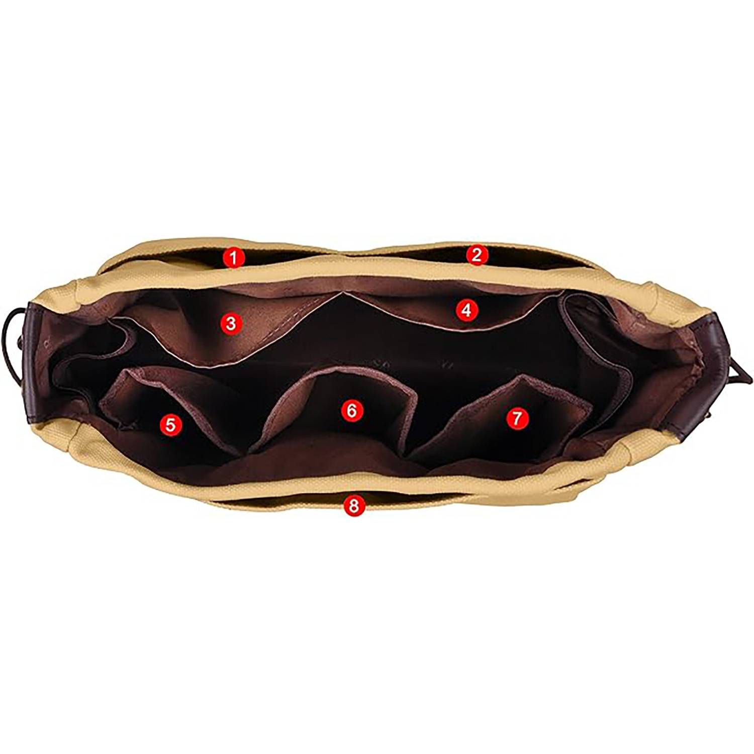 Large capacity canvas bag 7