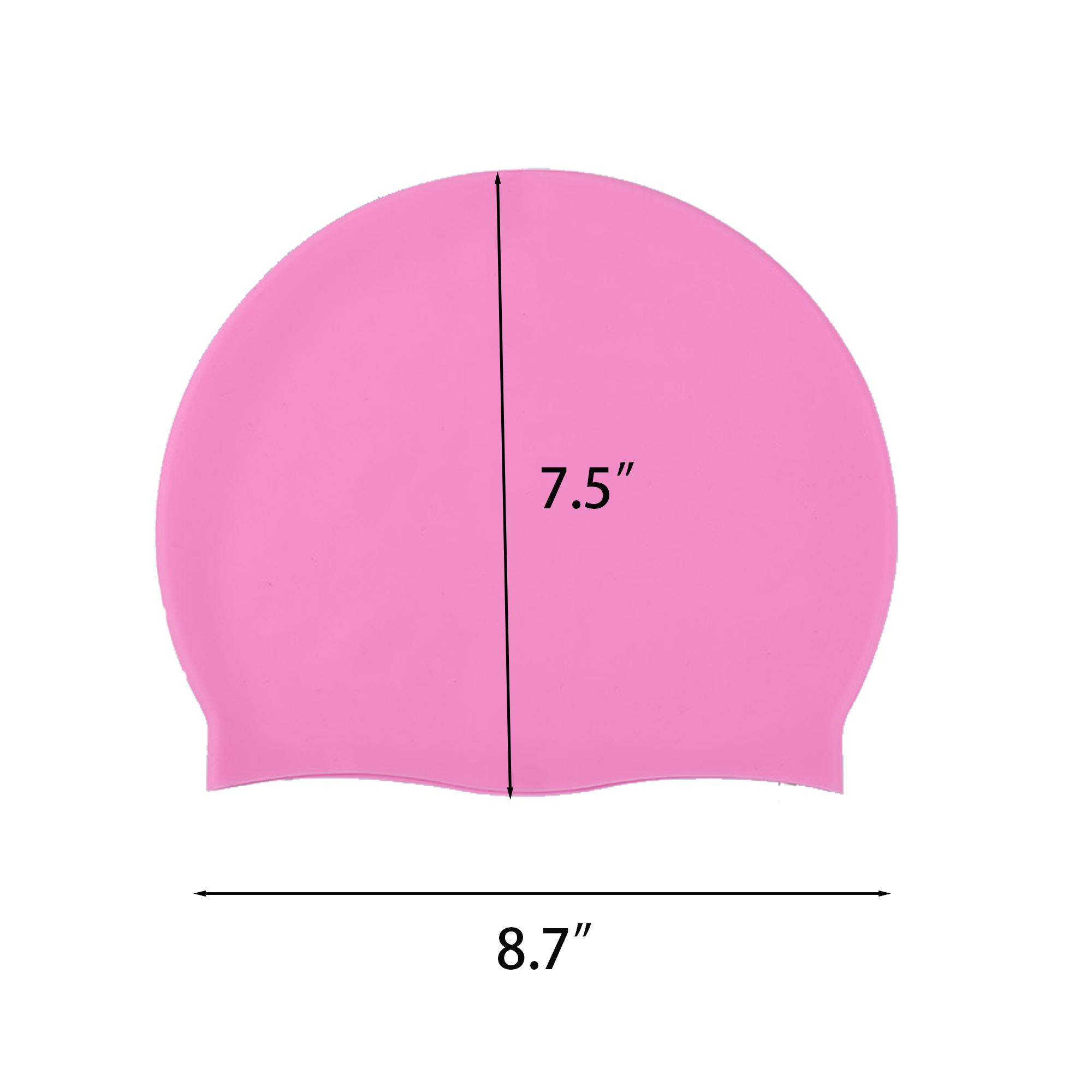 MOQ 30 Custom Logo Silicone Swim Cap 3