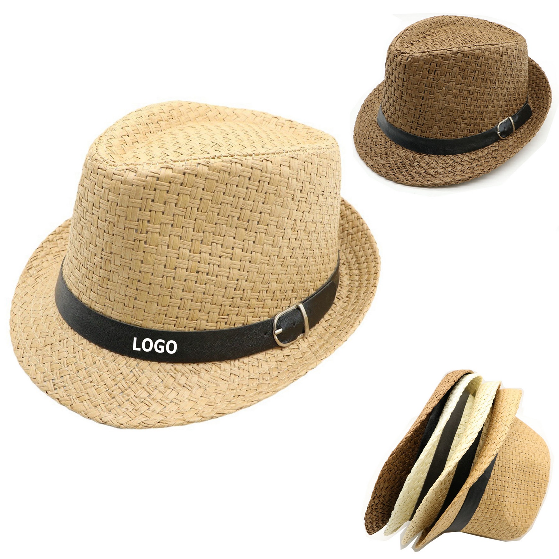 Short Brim Jazz Straw Hat