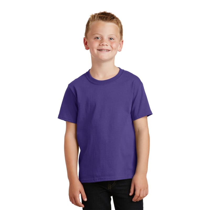 Port & Company - Youth Core Cotton Tee. 132