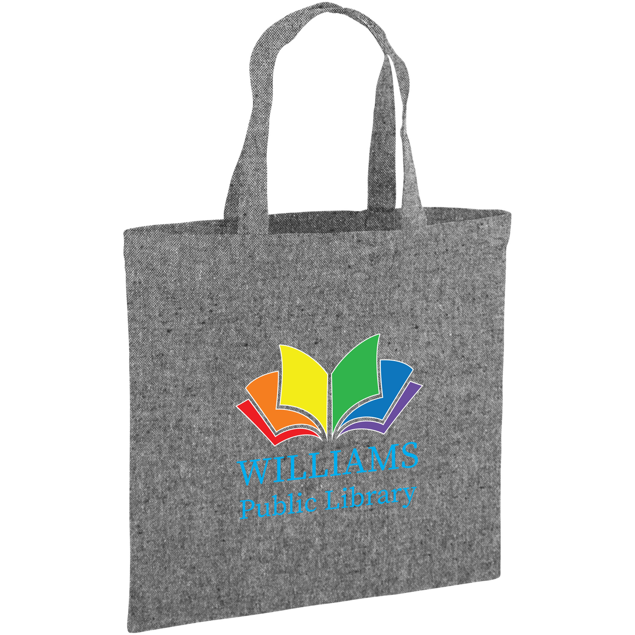 Recycled Cotton Canvas Tote Bag, custom tote bag with logo imprint 1