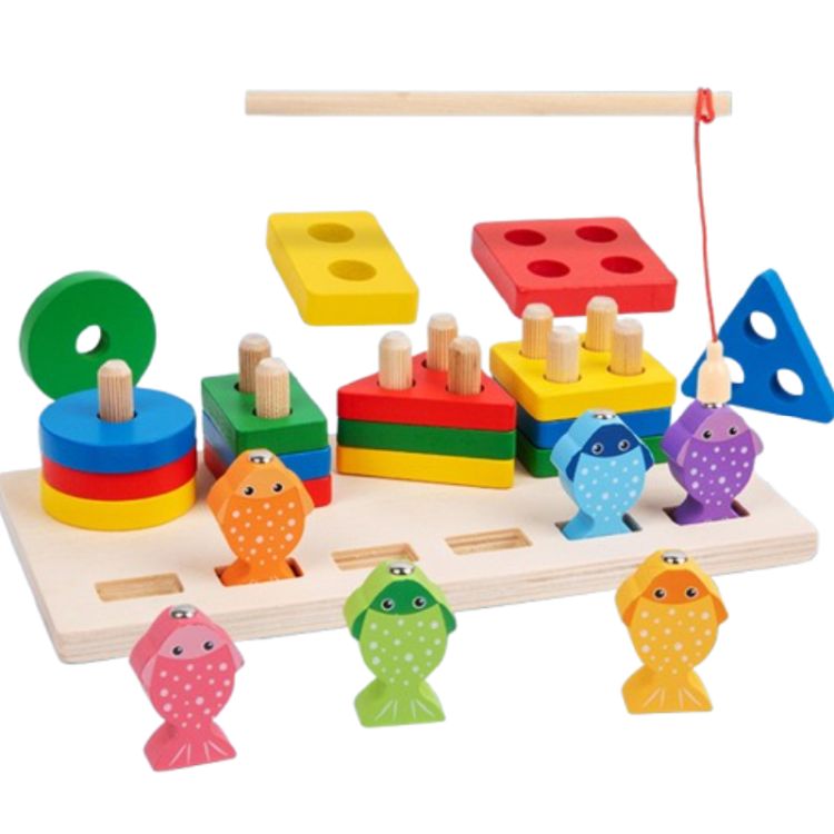 Kids Multi-Activity Fishing Set Toy 6