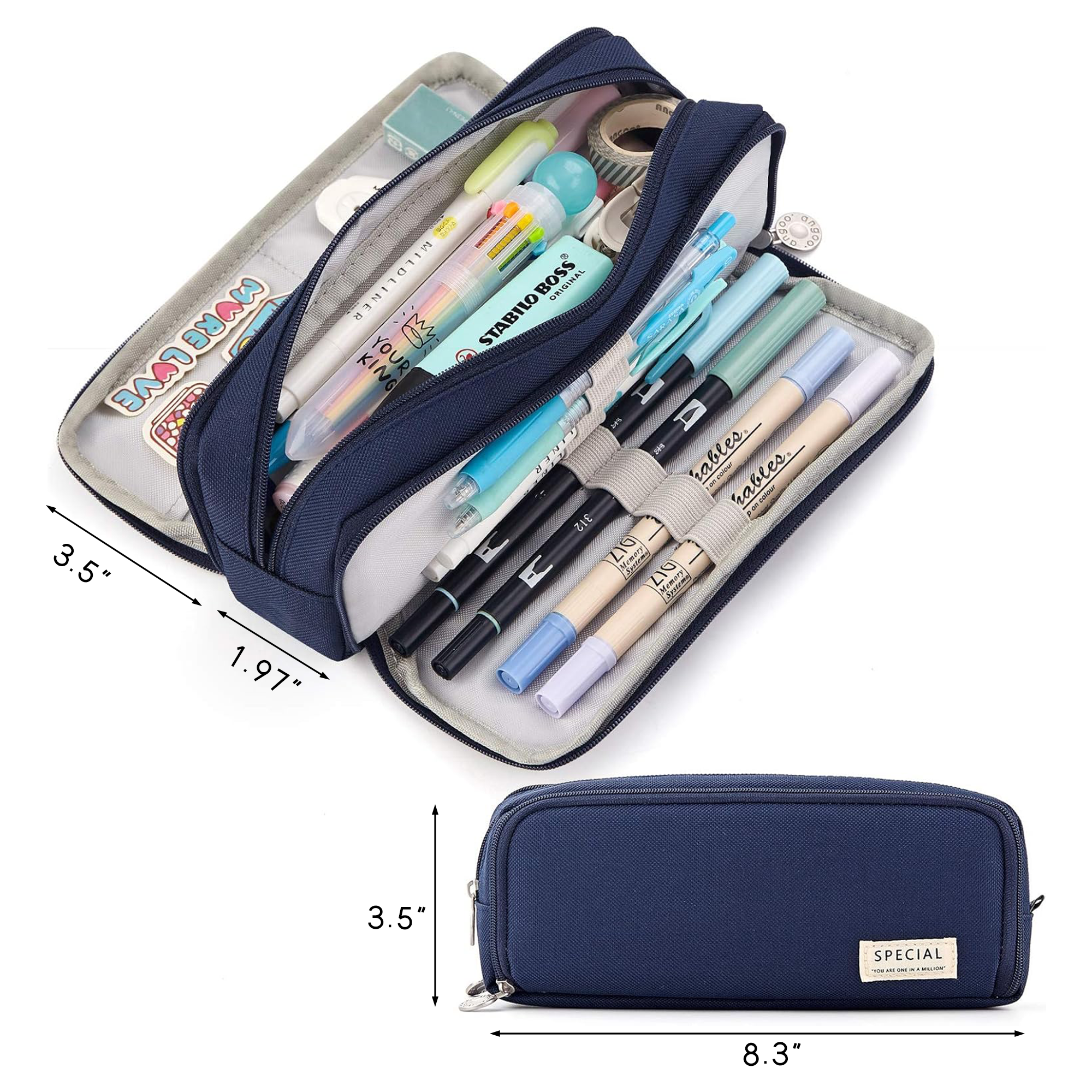 Big Capacity Pencil Pouch Pen Bag 1