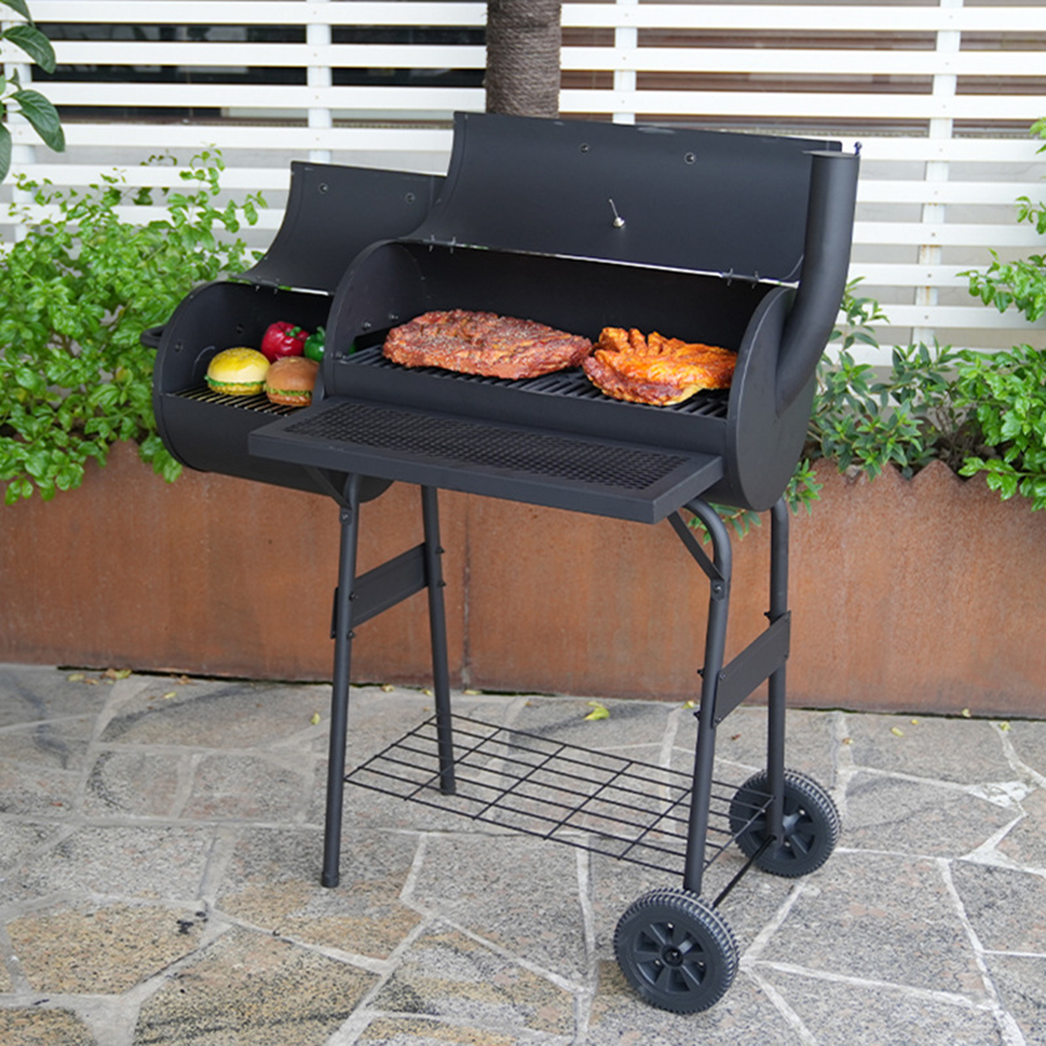 Outdoor Portable Large Charcoal BBQ Grill 1