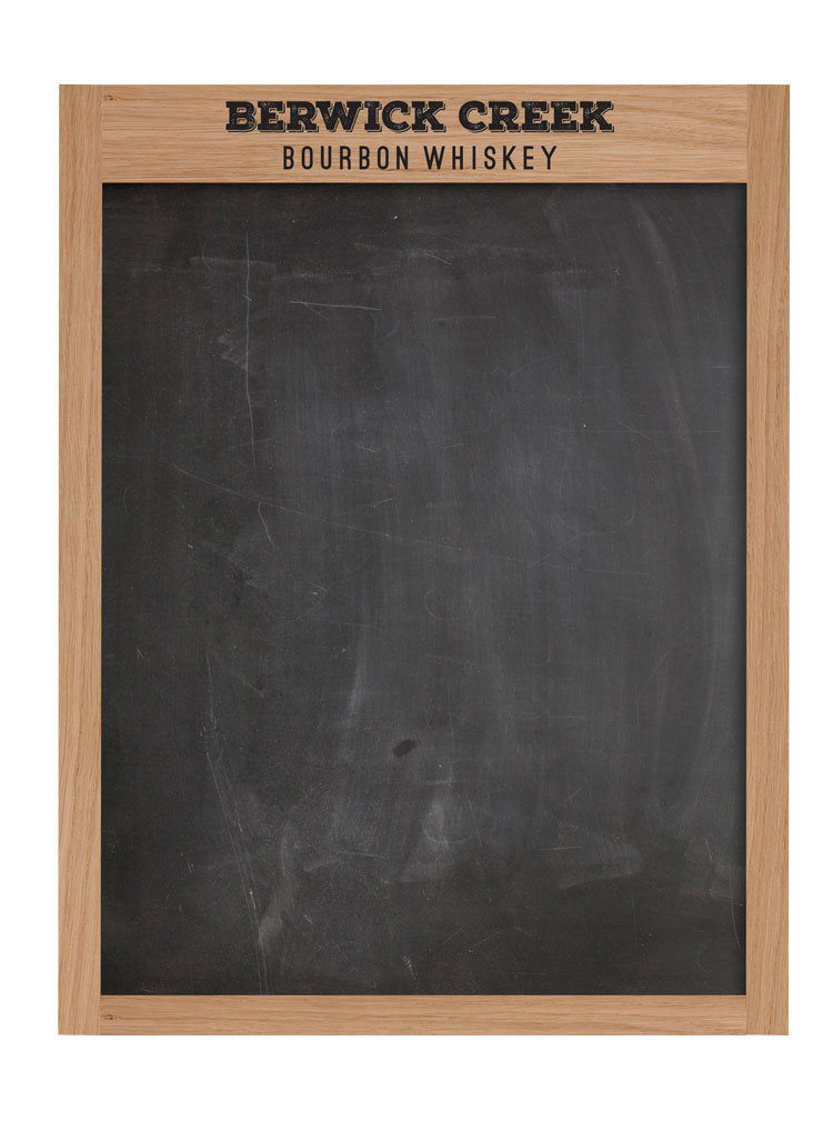 Framed 23x30 Wall Chalkboard 3" Header