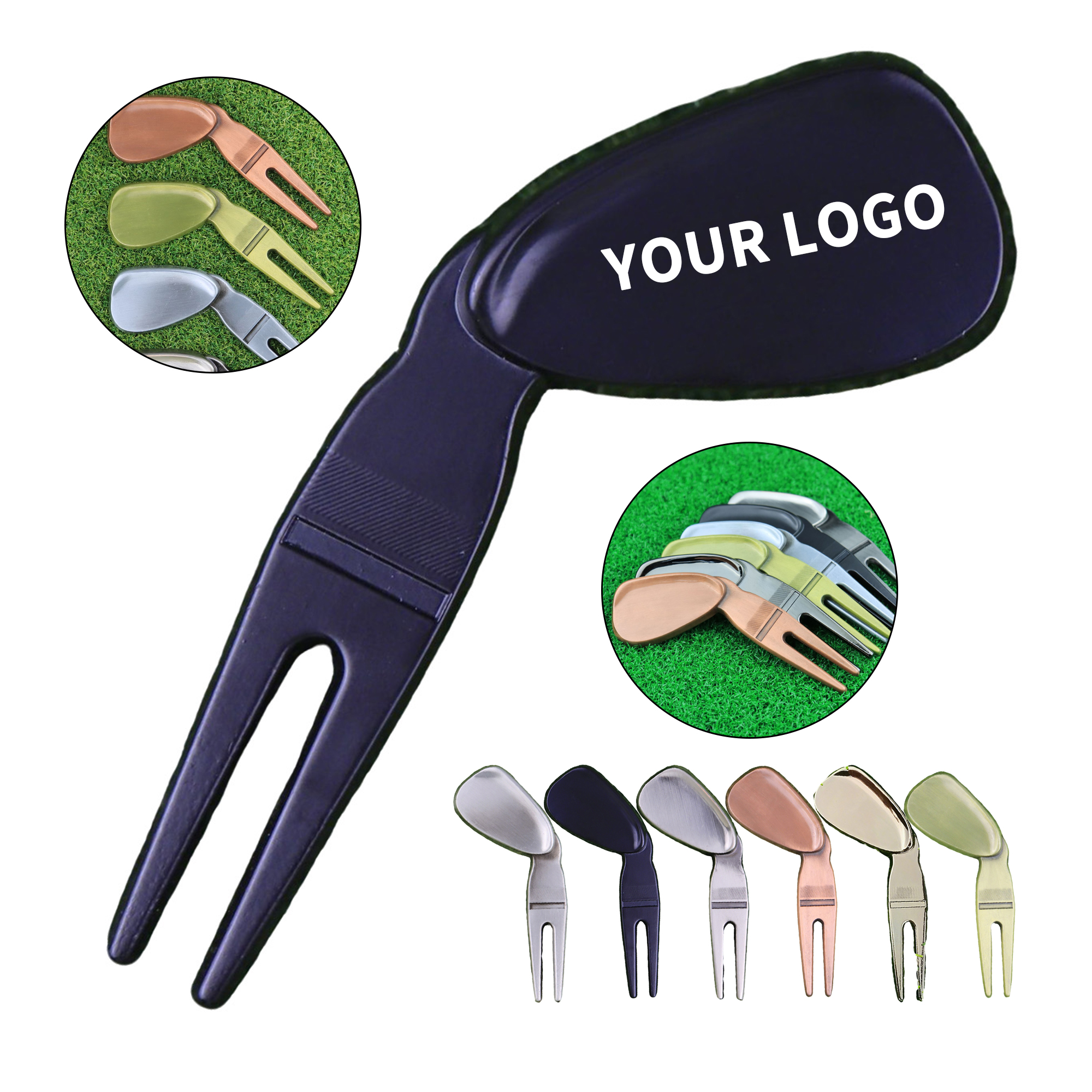 Zinc Alloy Putting Surface Fix Tool With Club Style Detail 4
