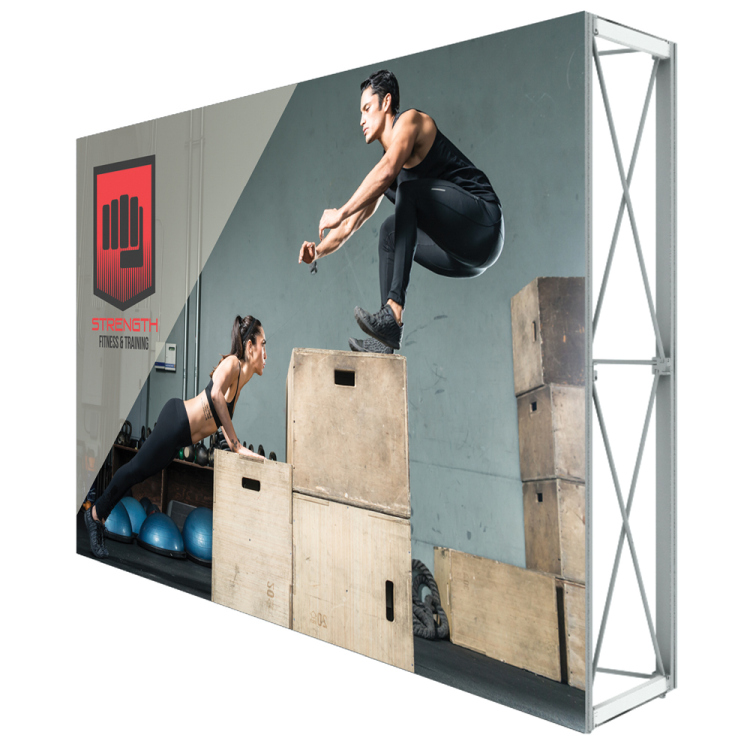 Locus Light Wall Display Non-Backlit 7.5 ft.x5ft./5 ft.x7.5 ft. Single Sided 4